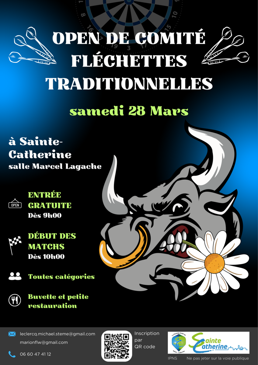Inscriptions Open de Comité du samedi 28 mars 2026