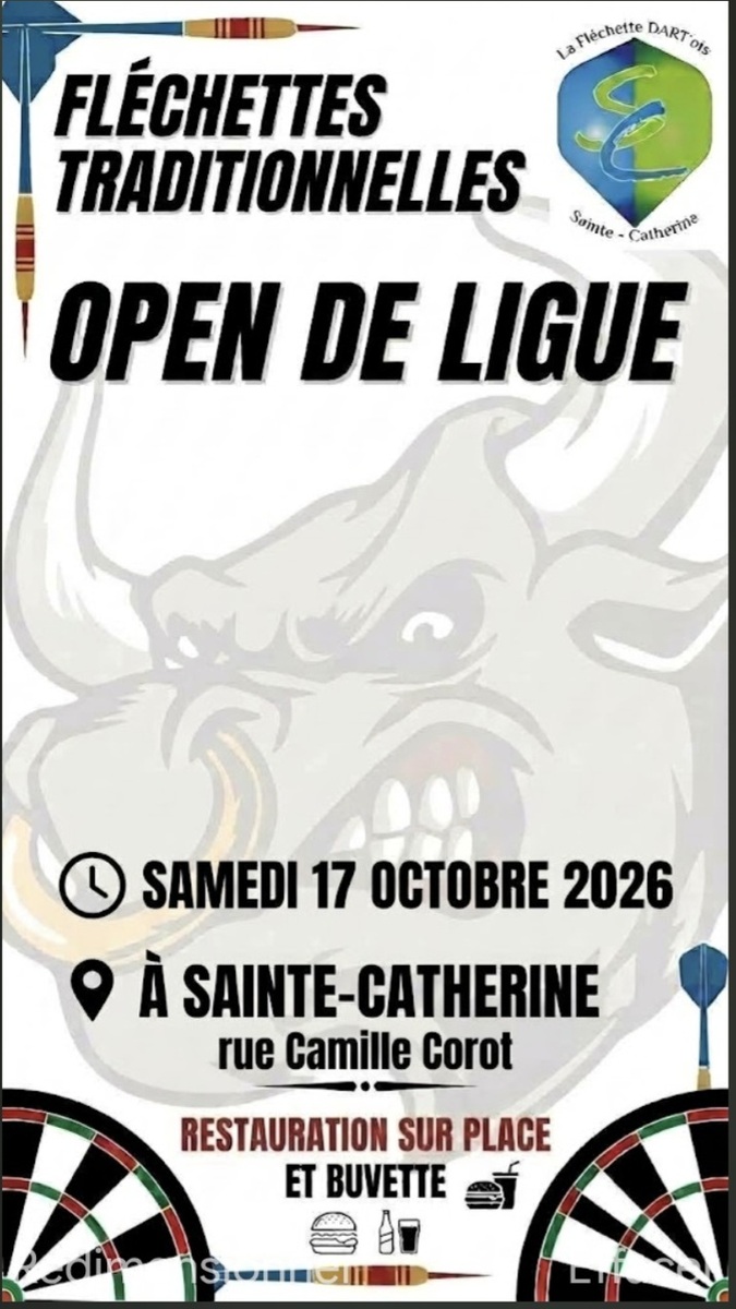 Open de Ligue le Samedi 17 octobre 2026 à Sainte-Catherine