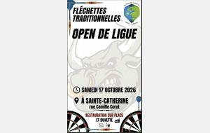 Open de Ligue le Samedi 17 octobre 2026 à Sainte-Catherine