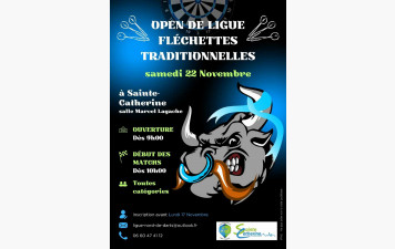 Open de Ligue à Sainte-Catherine le Samedi 22 novembre 2025