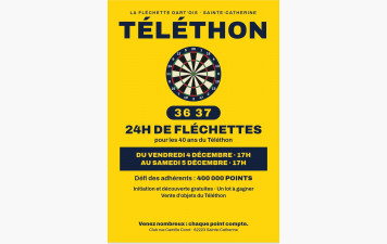 Téléthon 2026 - La Fléchette DART'ois Sainte-Catherine (FDSC)